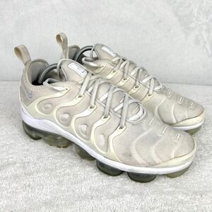 Nike Air VaporMax Plus White Pure Platinum Shoe Mens US 10.5 Sneakers 924453-100